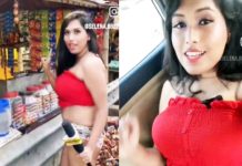 आधे कपड़ो में निकली महिला रिपोर्टिंग करने, लोग हुआ हैरान, वीडियो हुआ वायरल