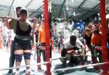 भारी वजन उठाते समय पावरलिफ्टर की गर्दन की हड्डी टूटी, वीडियो हुआ वायरल