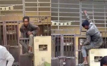 गाजियाबाद में चोरी की कोशिश फेल: घर में घुसा चोर, भागते वक्त गेट में फंस गया | VIDEO वायरल