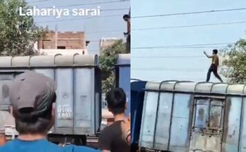 Video: ट्रेन की छत पर चढ़ना पड़ा भारी, युवक की करंट से मौत